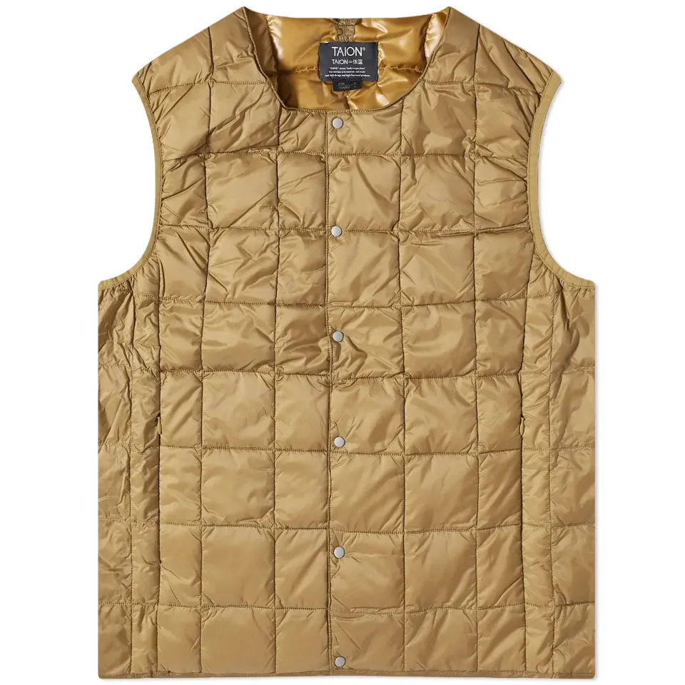 Crew Neck Down Vest