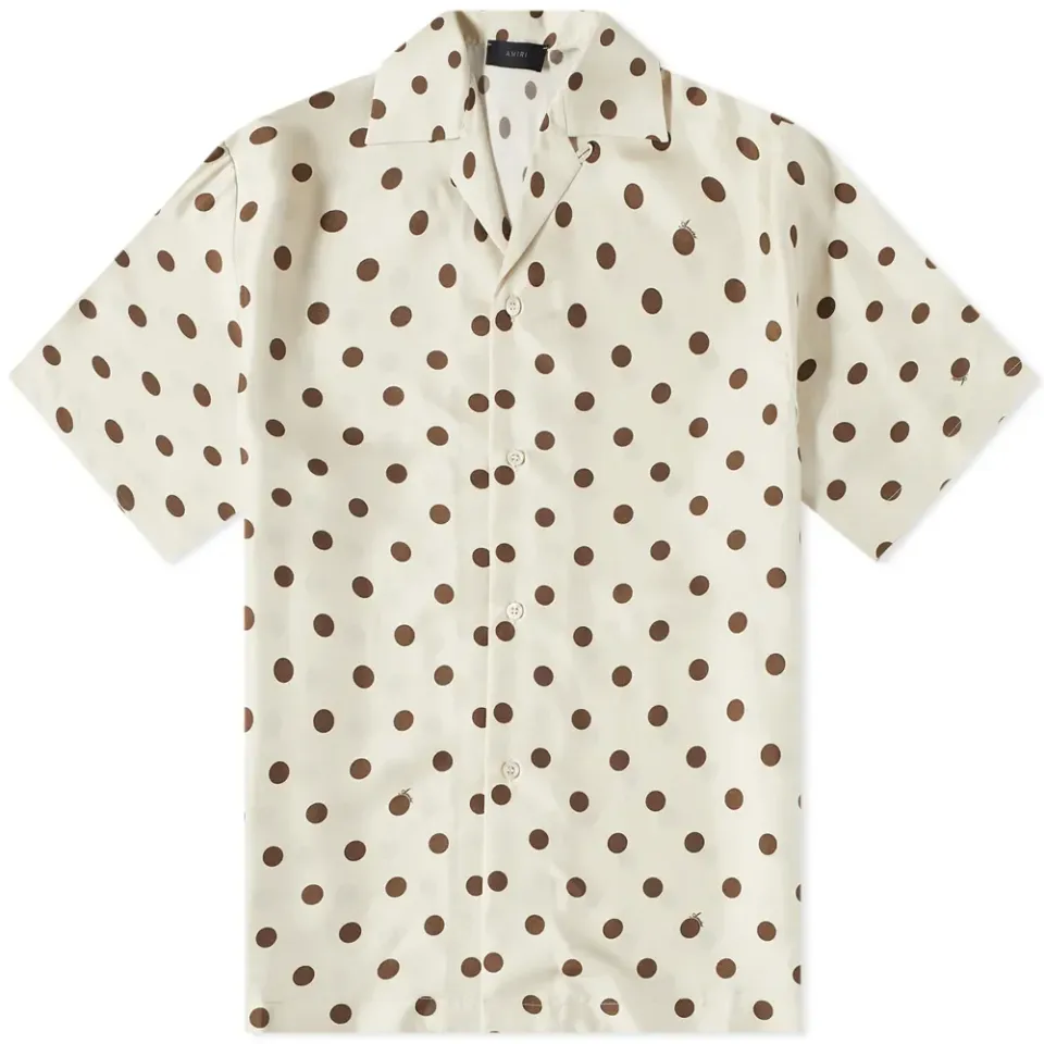 Polka Dots Silk Vacation Shirt