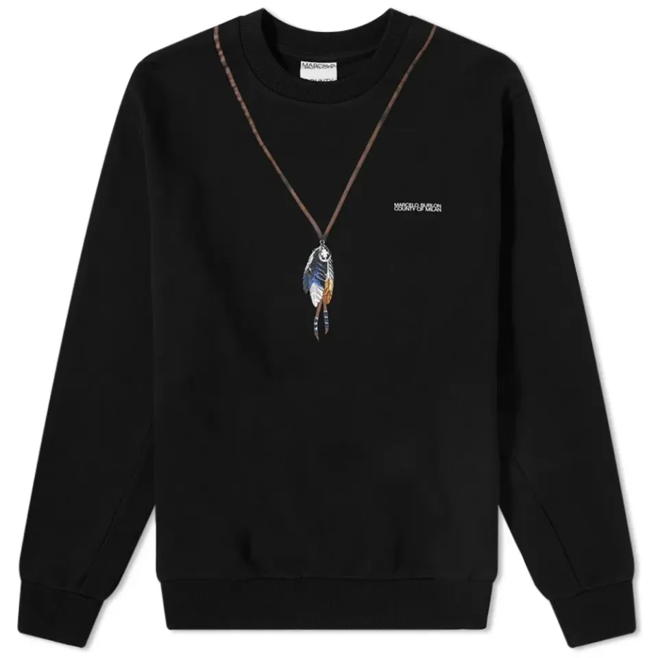 Single Chain Feathers Over Sweat