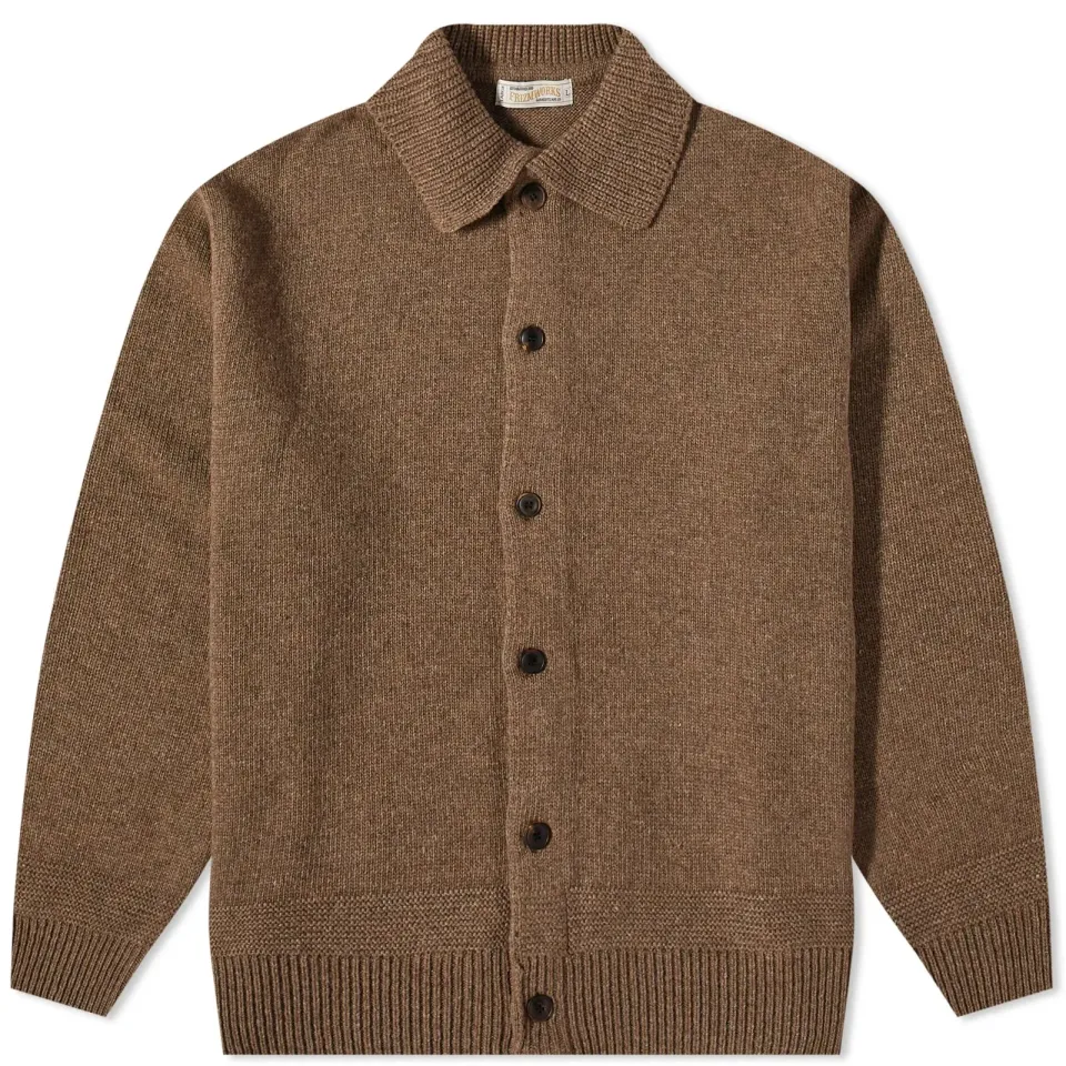 Wool Knit Cardigan Jacket