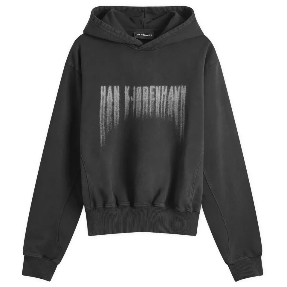 Faded Logo Boxy Hoodie