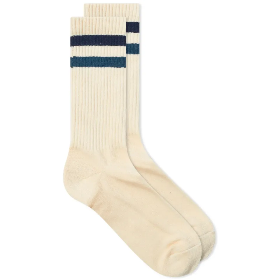 Stripe Crew Sock