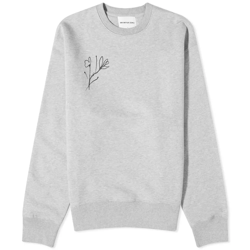 Floral Crew Sweatshirt