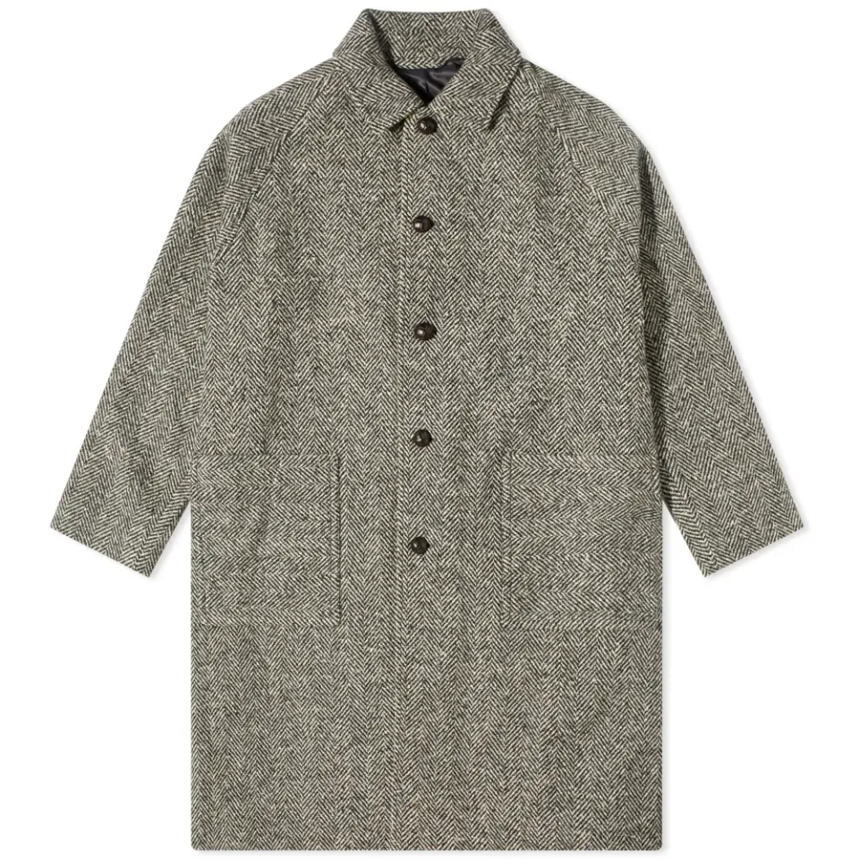 Oglan Wool Herringbone Coat
