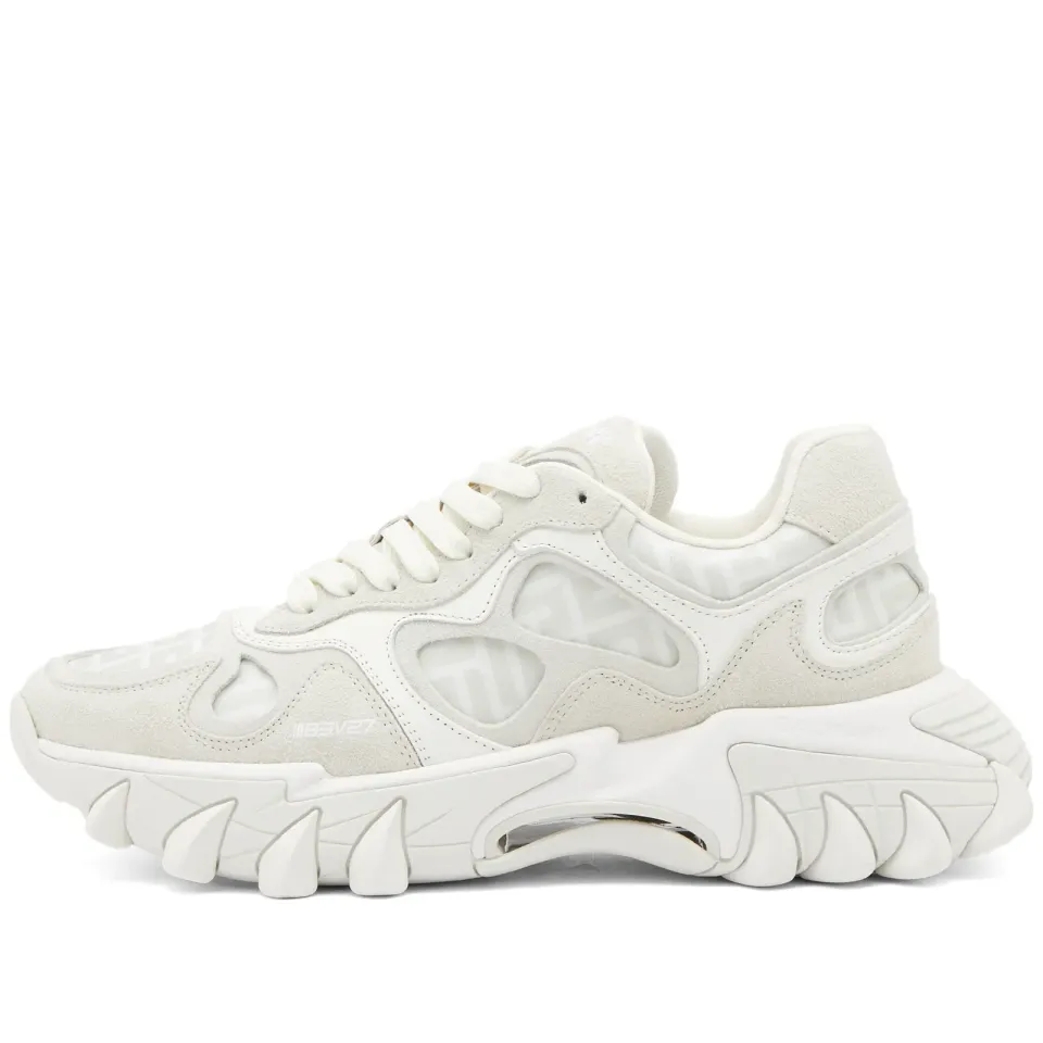 B-East Suede Monogram Sneakers