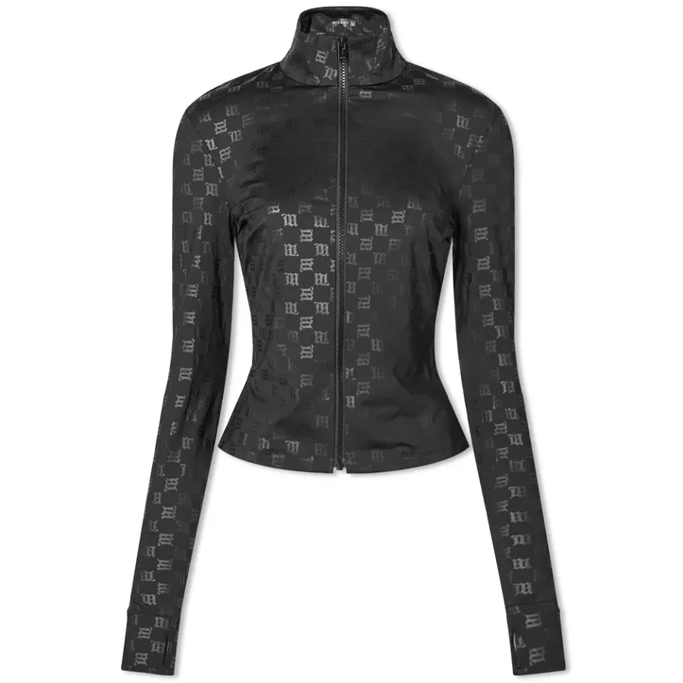 Lara Monogram Zip Top