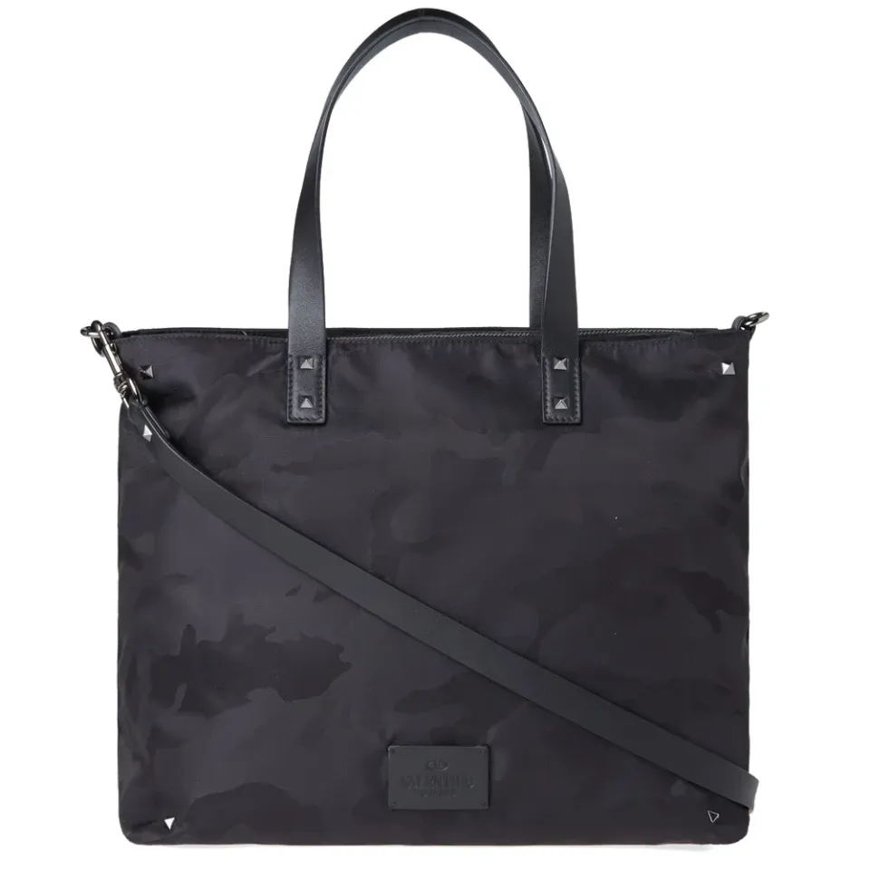 Nylon Camo Tote Bag