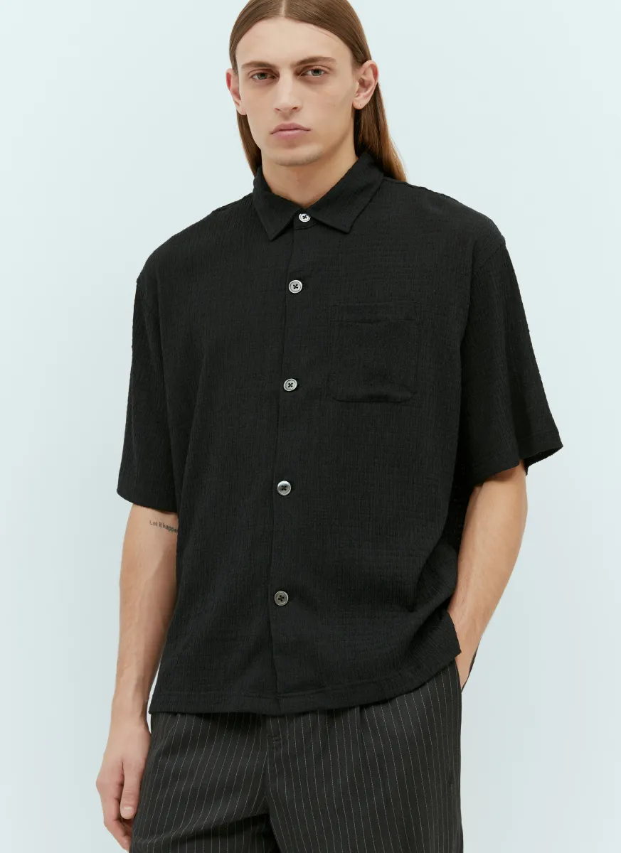 Wrinky Gingham Shirt