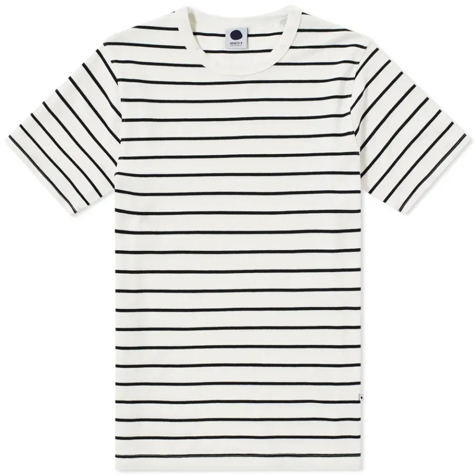 Basic Stripe Pique Tee