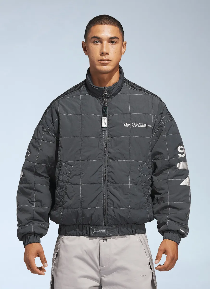 Logo Motif Bomber Jacket