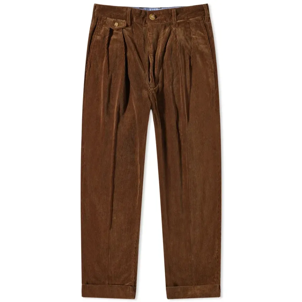 Beams 2 Pleat Corduroy Pant