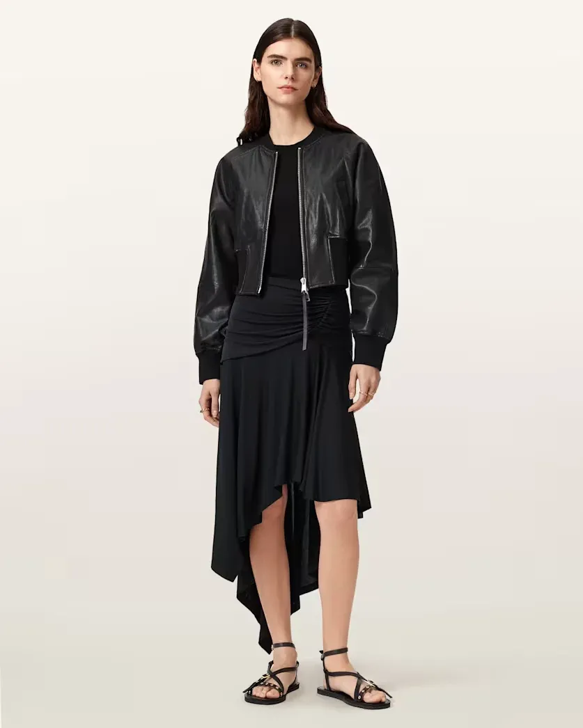 Annalie Jersey Midi Skirt