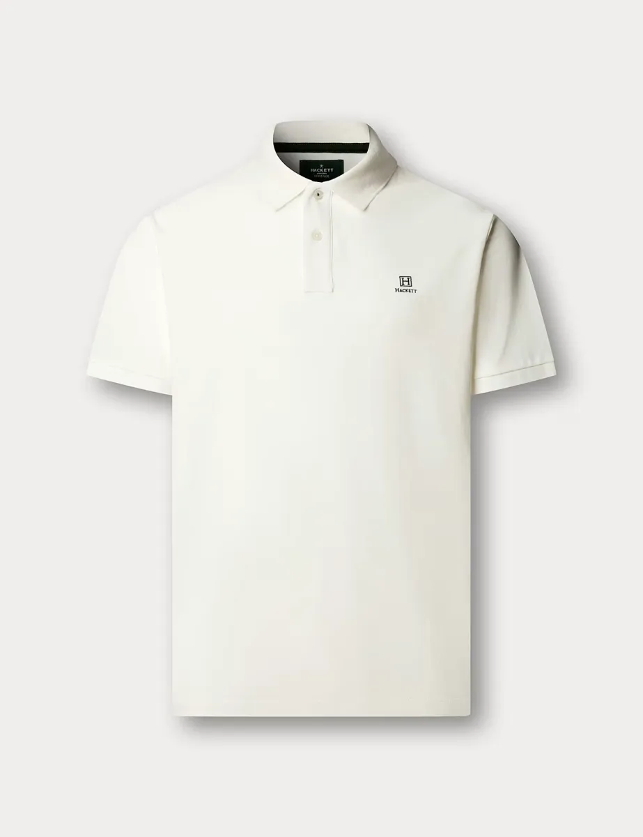 Pure Cotton Polo Shirt White
