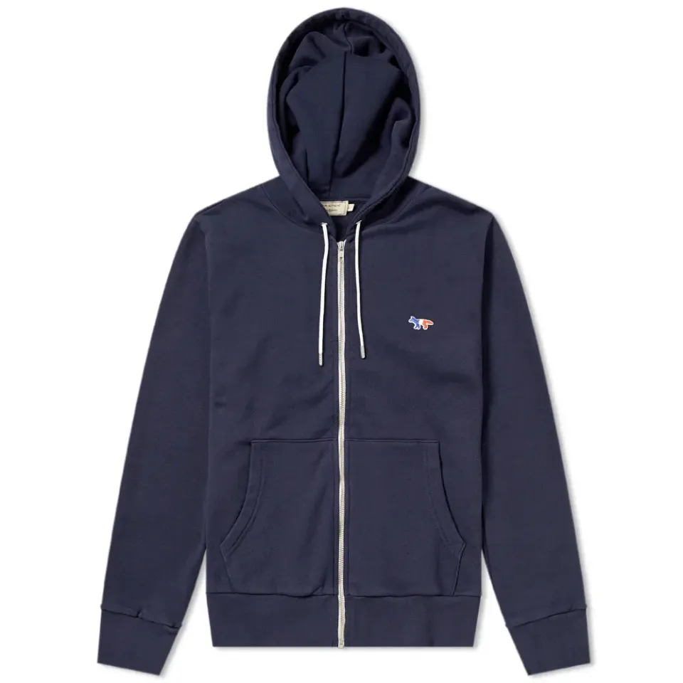 Maison Kitsuné Tricolour Fox Zip Hoody