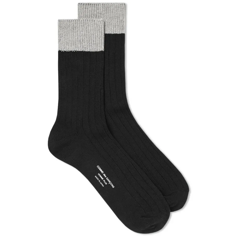 Comme des Garcons Homme Plus Multi Rib Sock