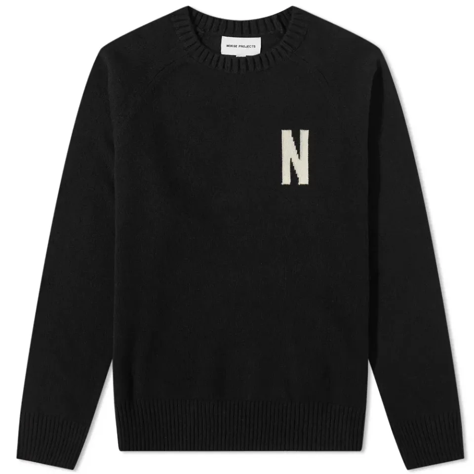 Fridolf Intarsia Crew Knit