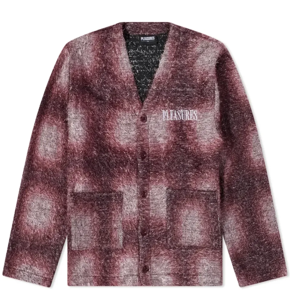 Spray Check Mohair Cardigan