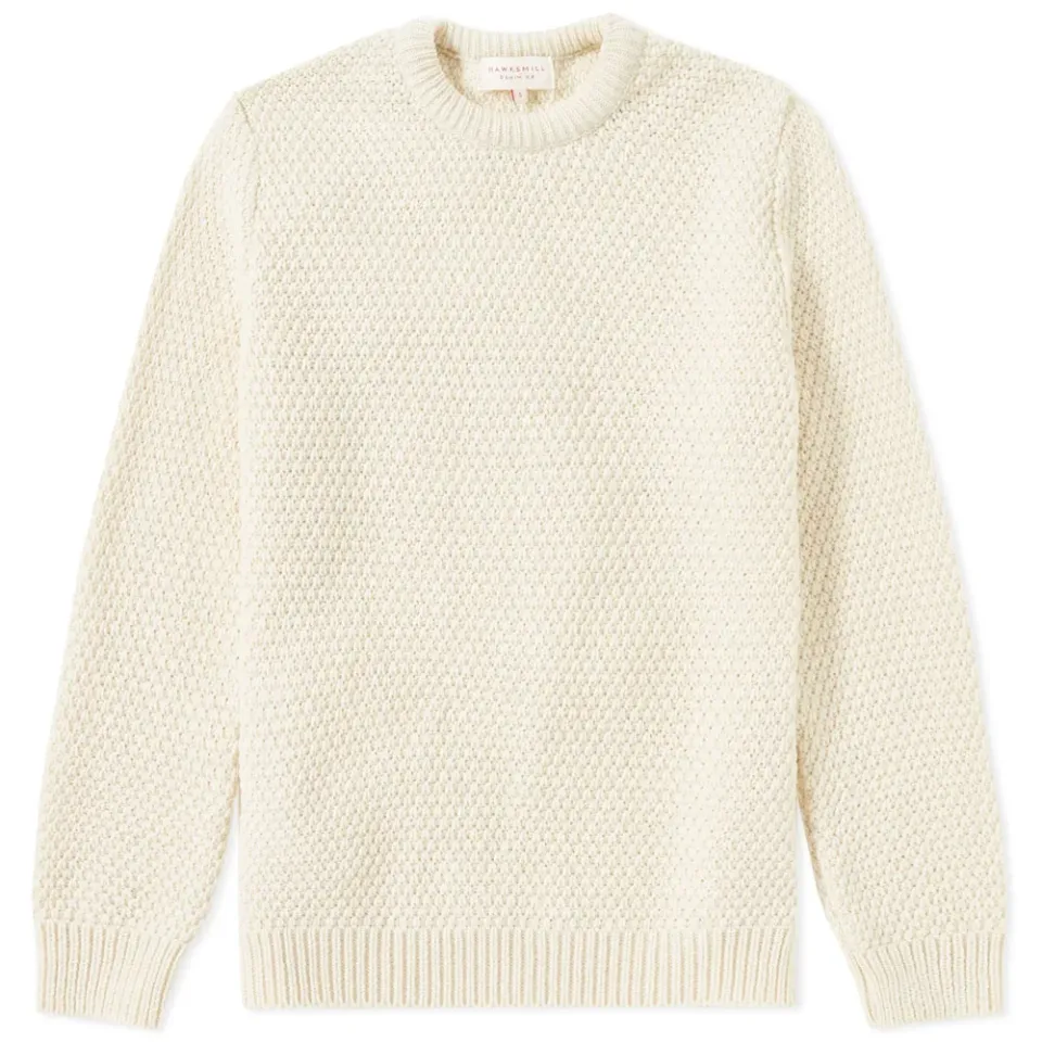 Hawksmill Denim Co. Moss Stitch Crew Knit