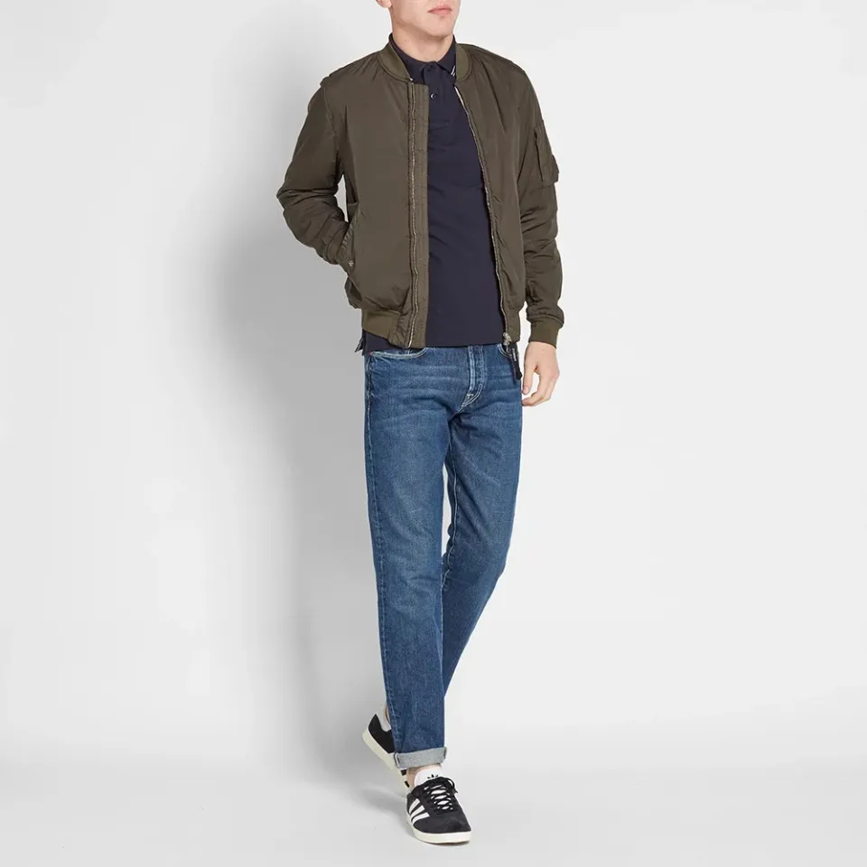 Arm Lens Bomber Jacket