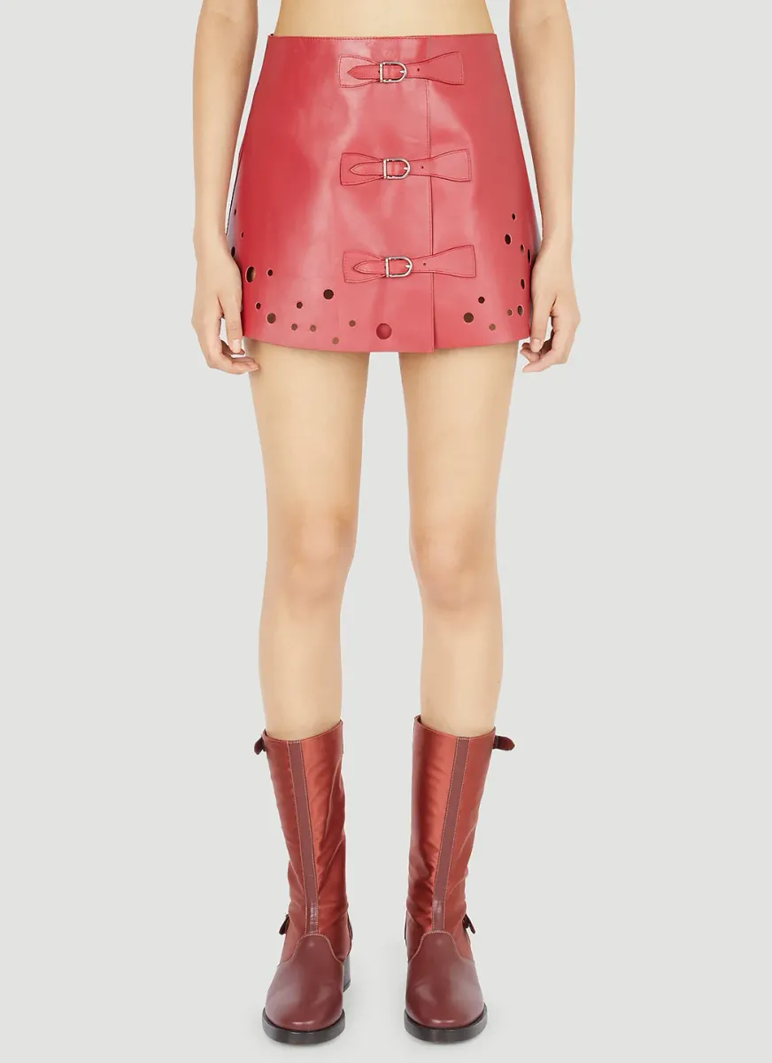 Cut Out Mini Skirt
