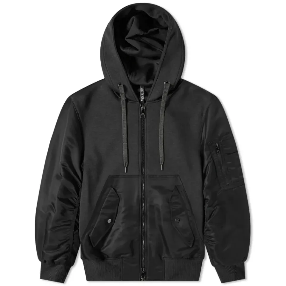 MA-1 Sleeve Zip Hoodie