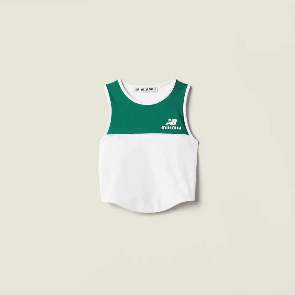 Stretch technical jersey top