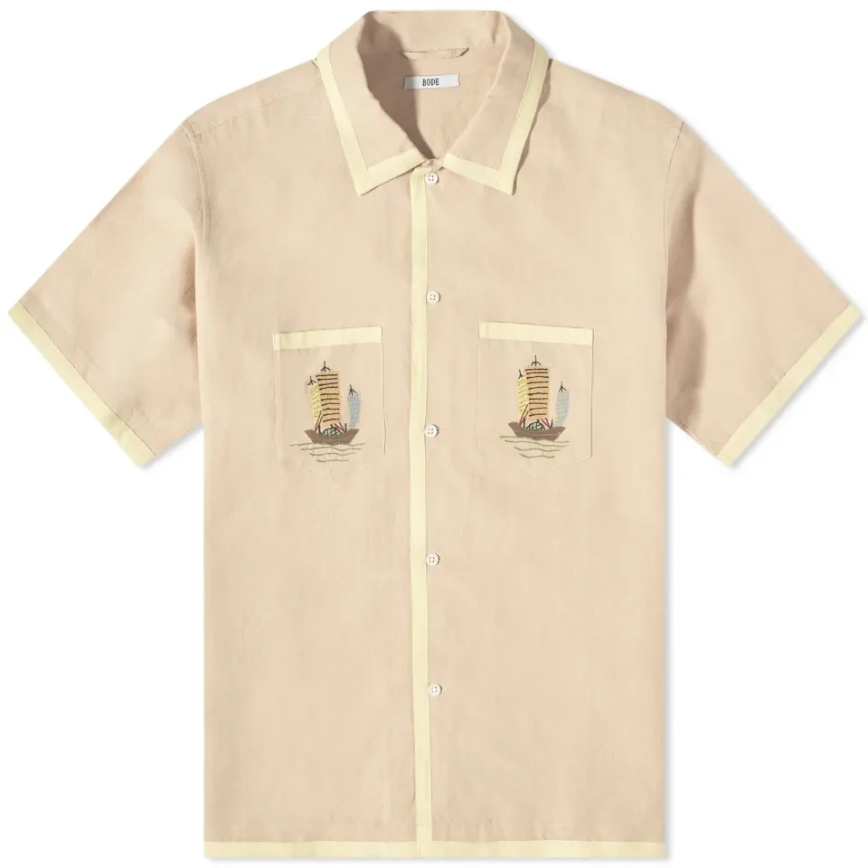 Ship Applique Vacation Shirt