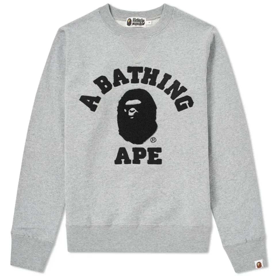 Embroidery College Crew Sweat