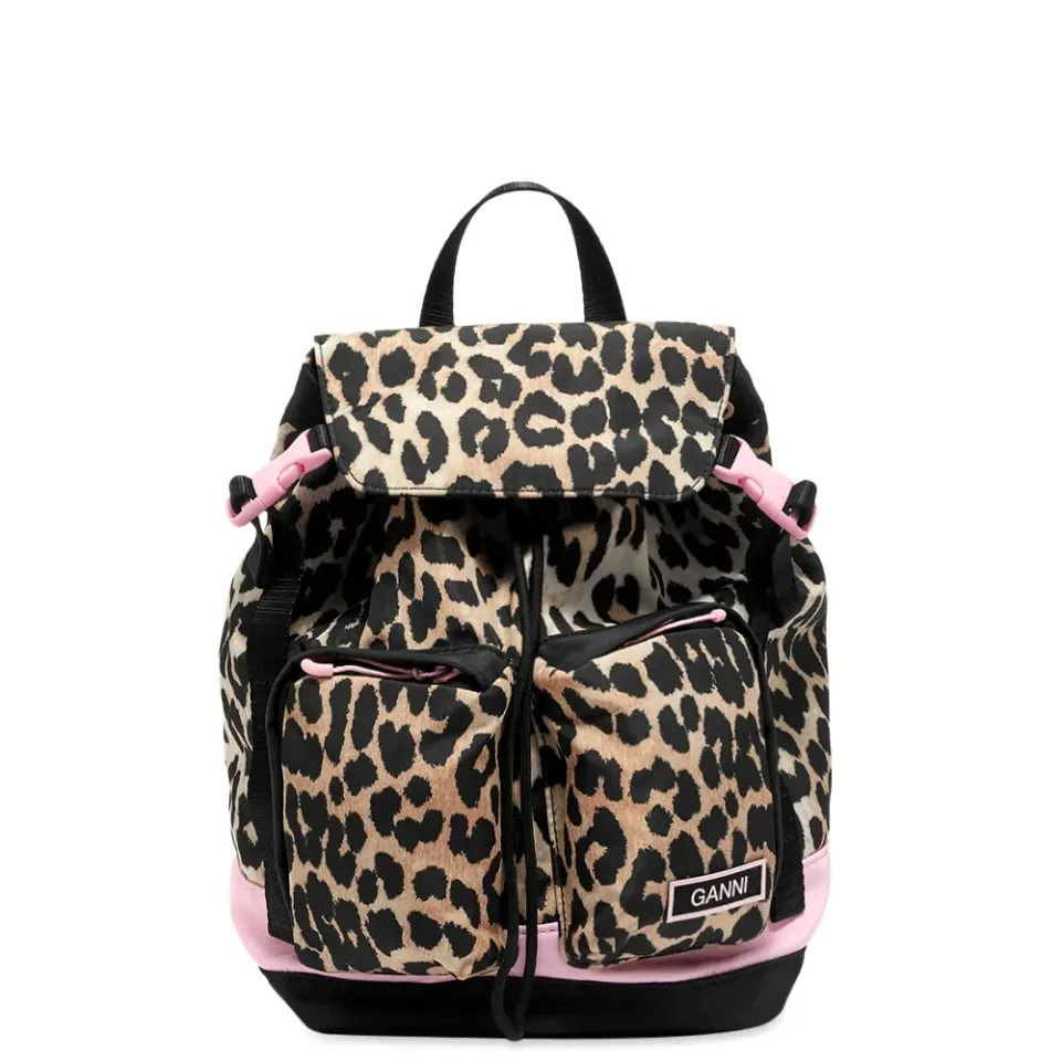 Leopard Print Backpack