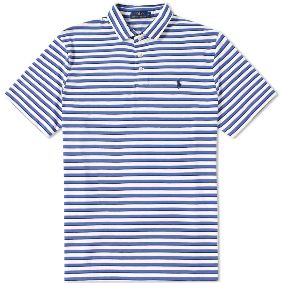 Pima Stripe Polo