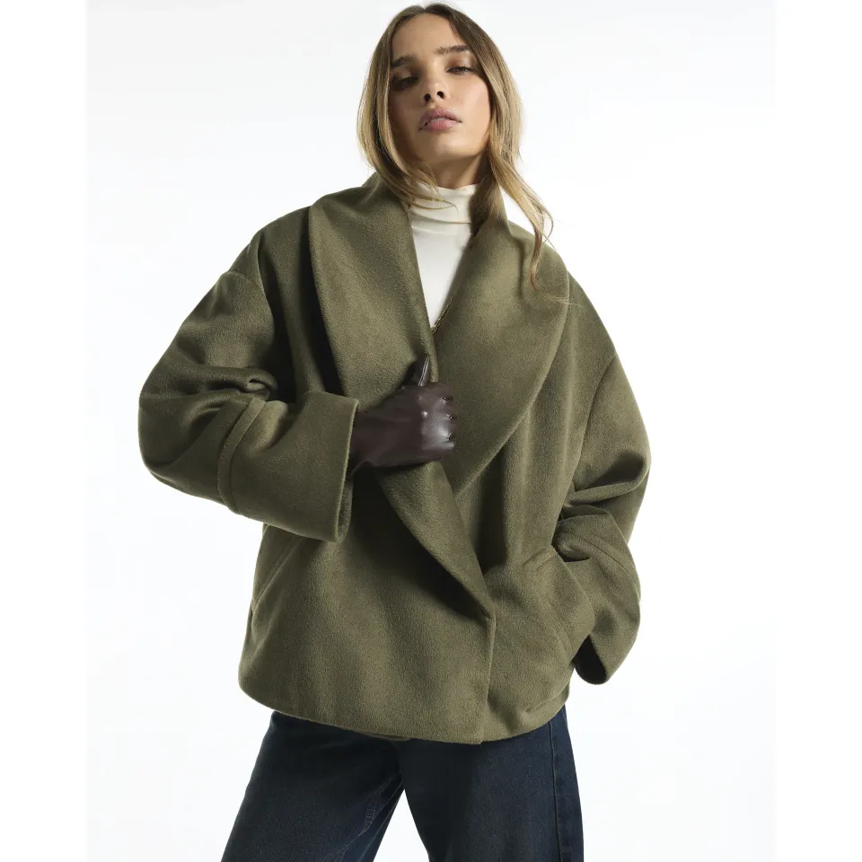 Shawl Cocoon Coat