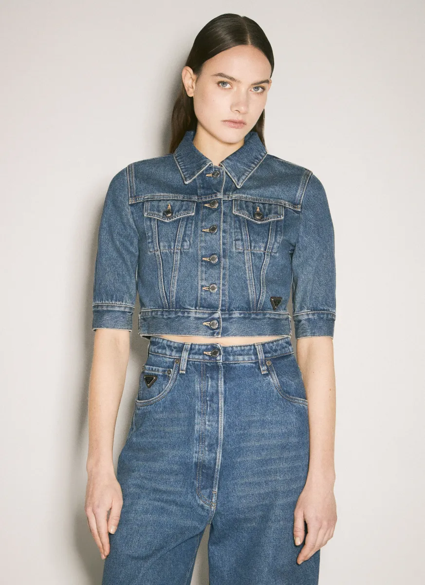 Cropped Denim Jacket