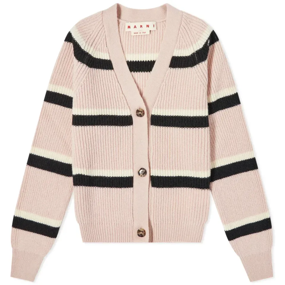 Stripe Knit Cardigan