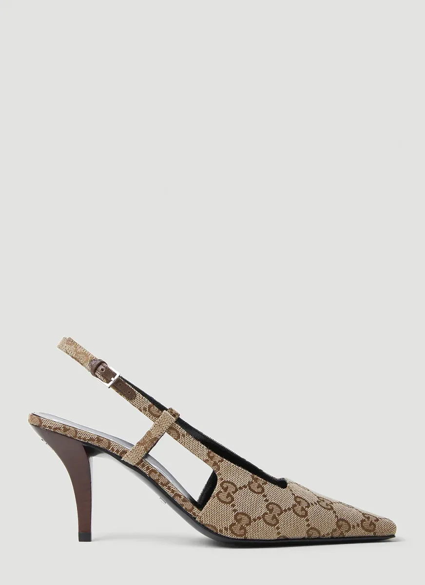GG Slingback Pump Heels