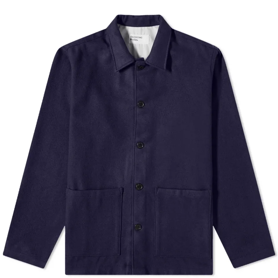 Melton Wool Easy Overshirt