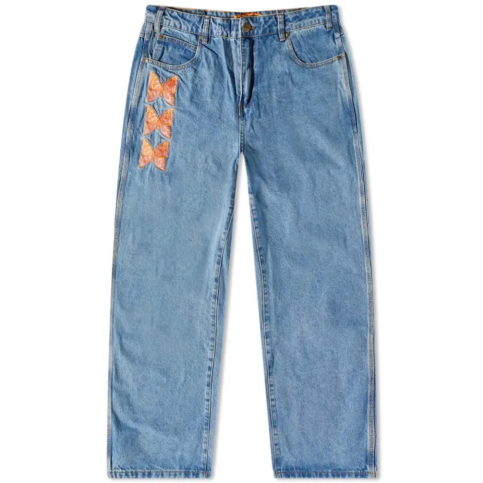 Butterfly Relaxed Denim Jeans