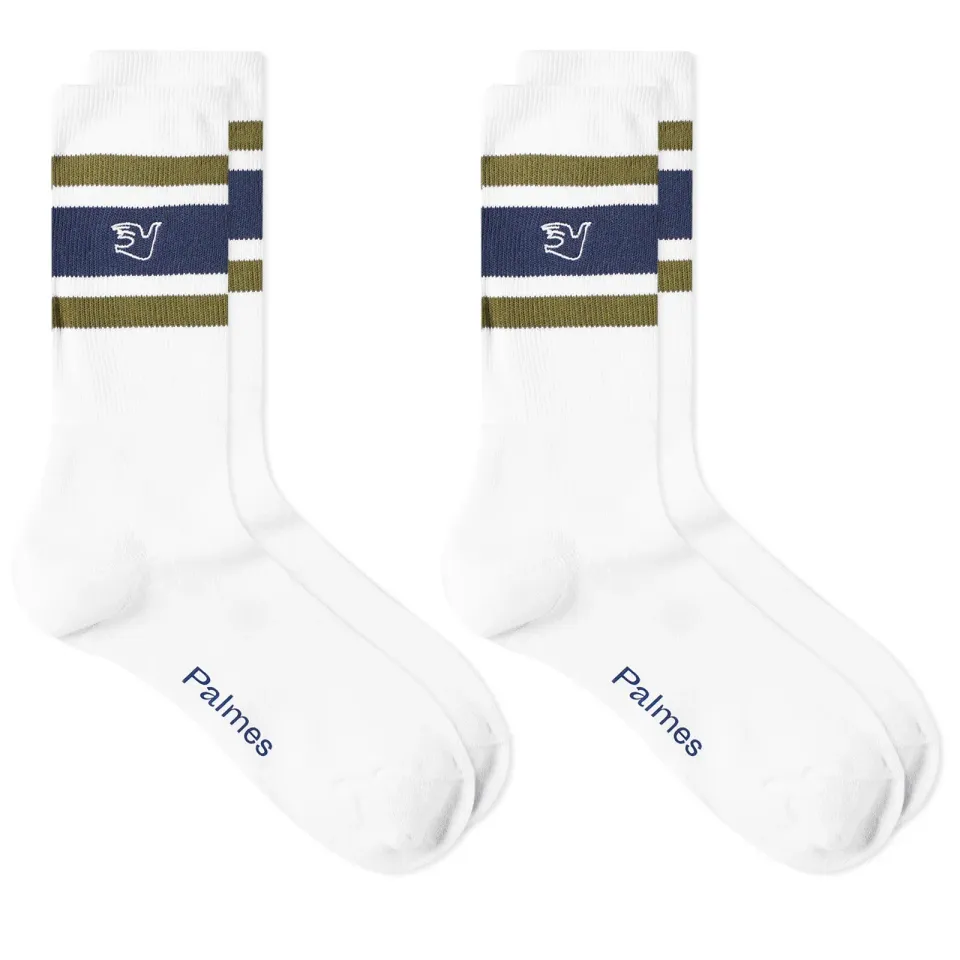 Mid Stripe 2-Pack Sock