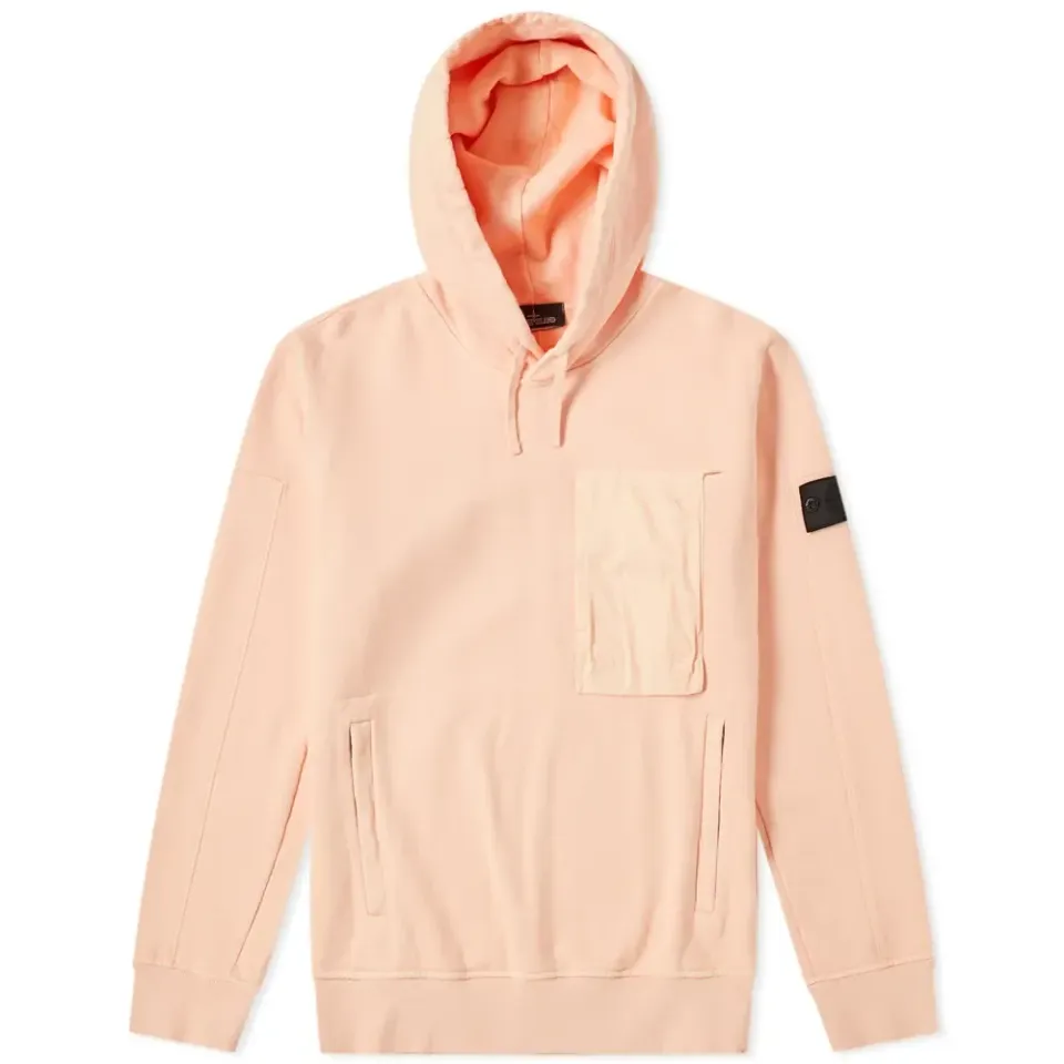 Diagonal Weave Popover Hoody
