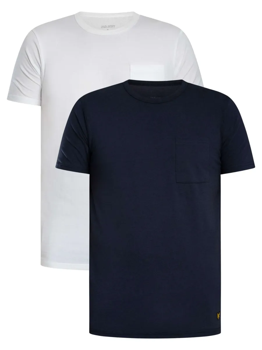 2 Pack Pocket Basic Lounge T-Shirts