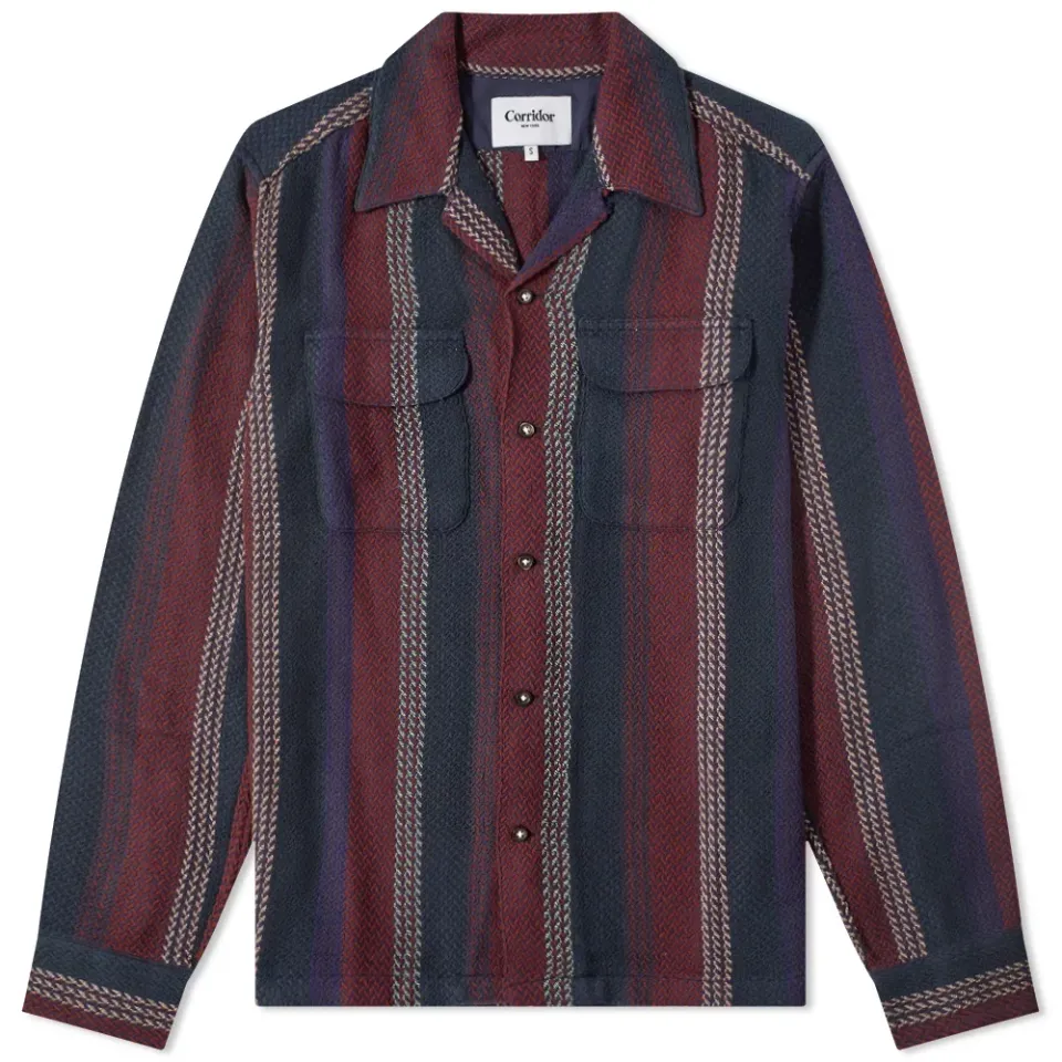 Moody Stripe Work Shirt