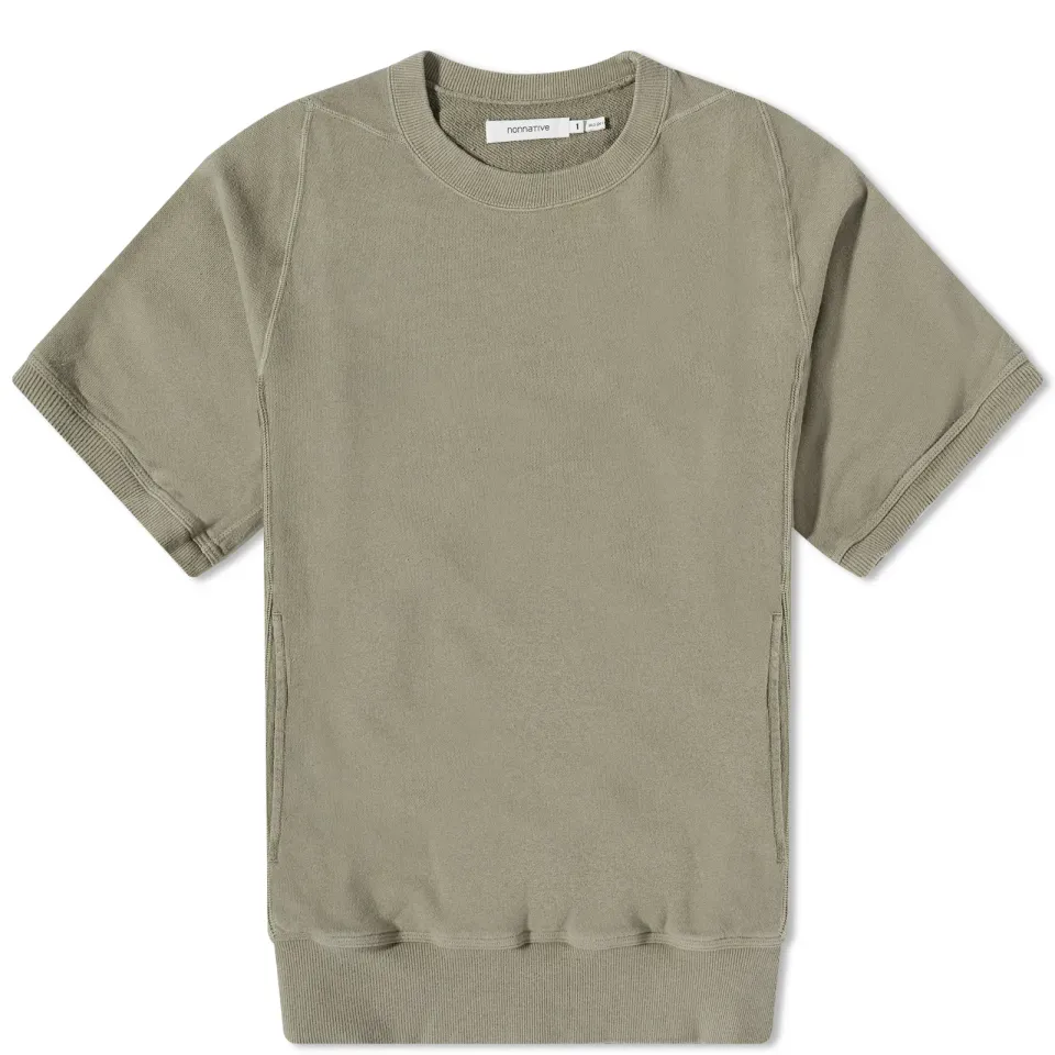 Dweller Overdyed Short Sleeve Sweatshirt