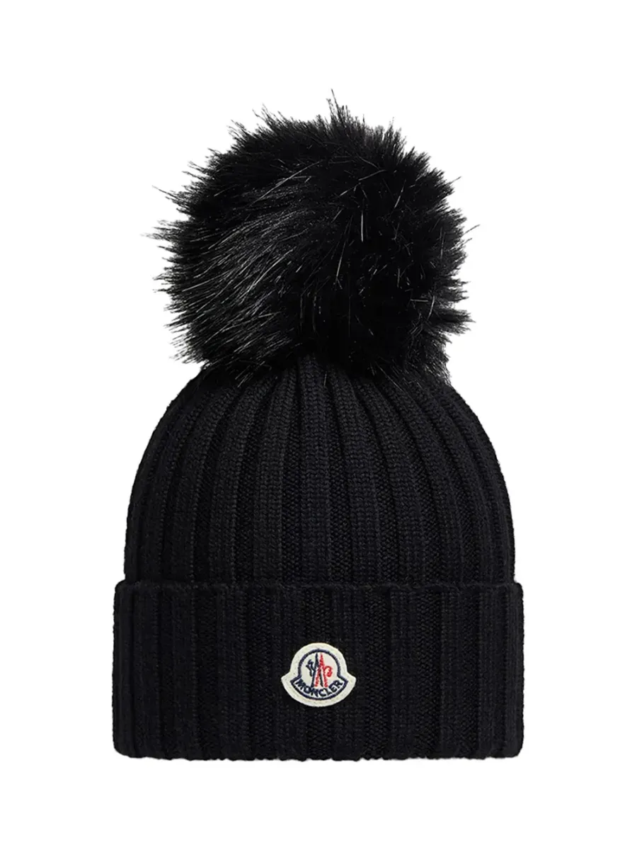Wool Beanie Black