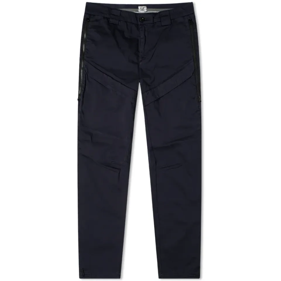 Zip Detail Garment Dyed Flight Pant