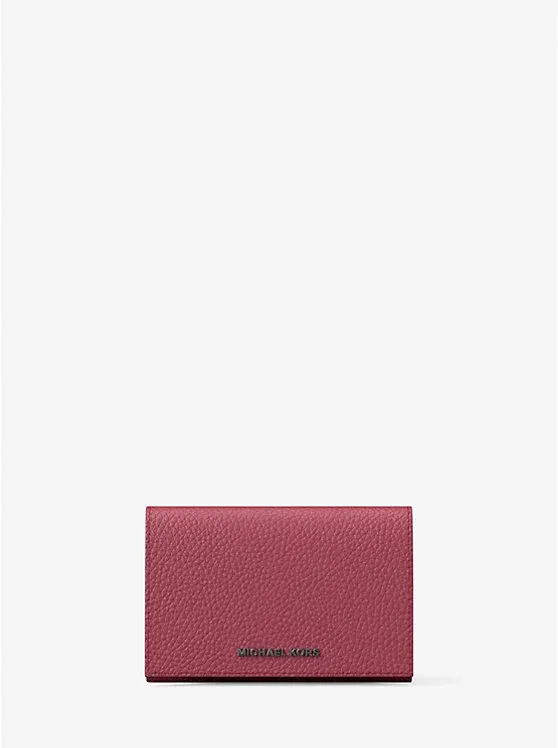 Hudson Pebbled Leather Card Case