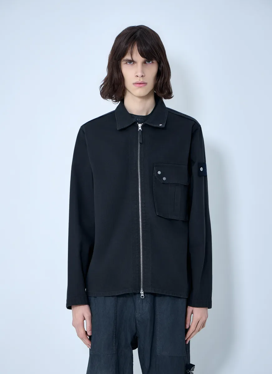 Zip-Front Overshirt