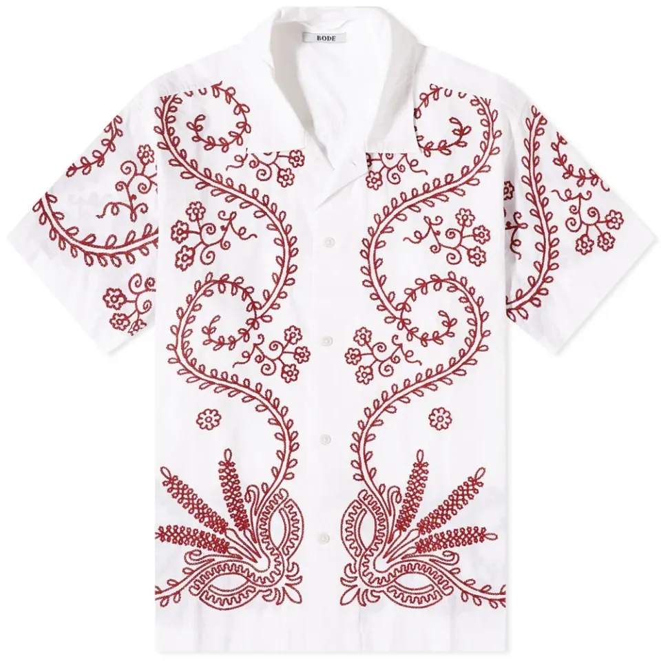 Pilea Embroidered Vacation Shirt