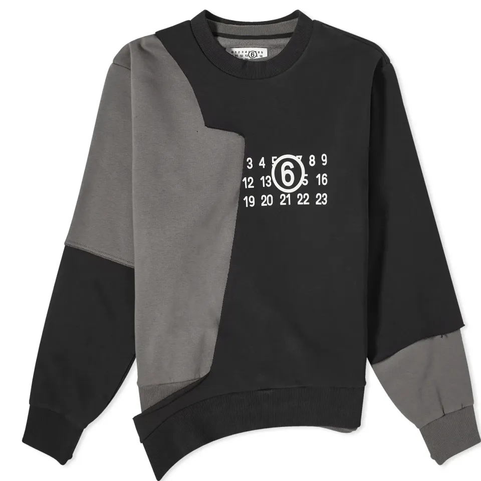 Cut Out 3-Layer Crew Sweat