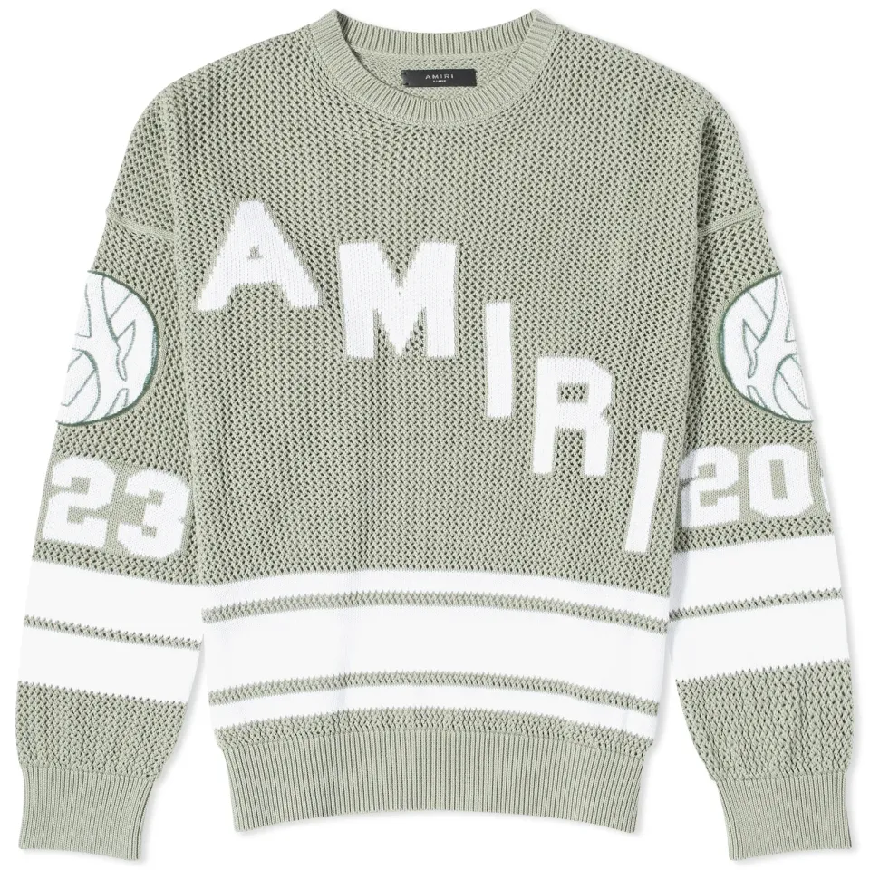 Mesh Hockey Logo Sweater