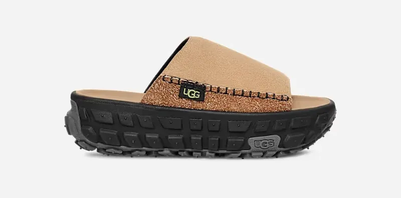 Venture Daze Slide for Women, Suede/Polyester