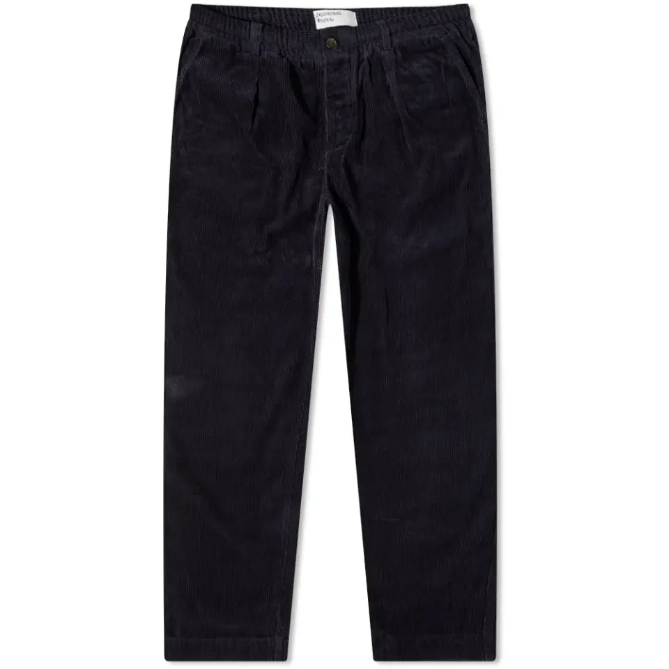 Cord Pleated Track Pant